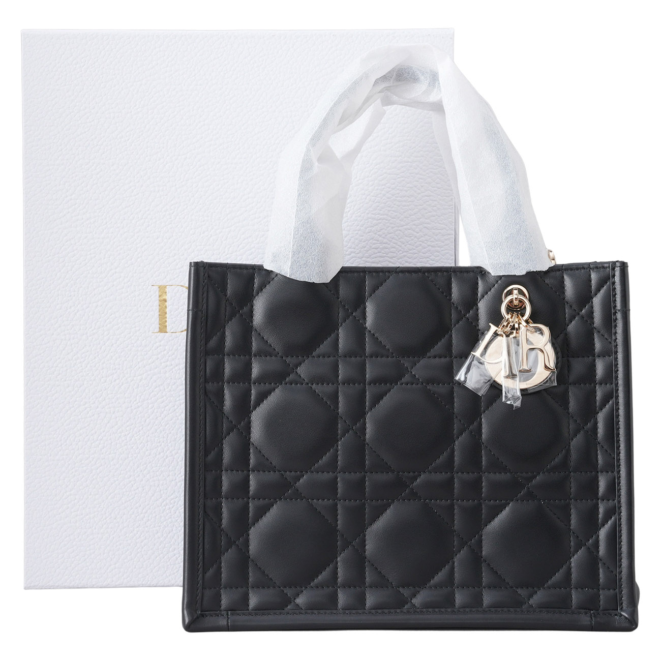 CHRISTIAN DIOR(USED)디올 레더 북토트 스몰 (새상품) NEW PRODUCT